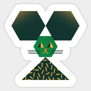 Geometric Mouse Sticker